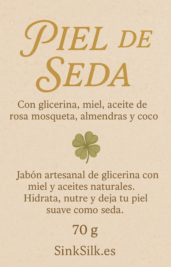 Jabón Piel de Seda de Regenerador, Antiarrugas y Cicatrizante, profunda hidratación 👀👇