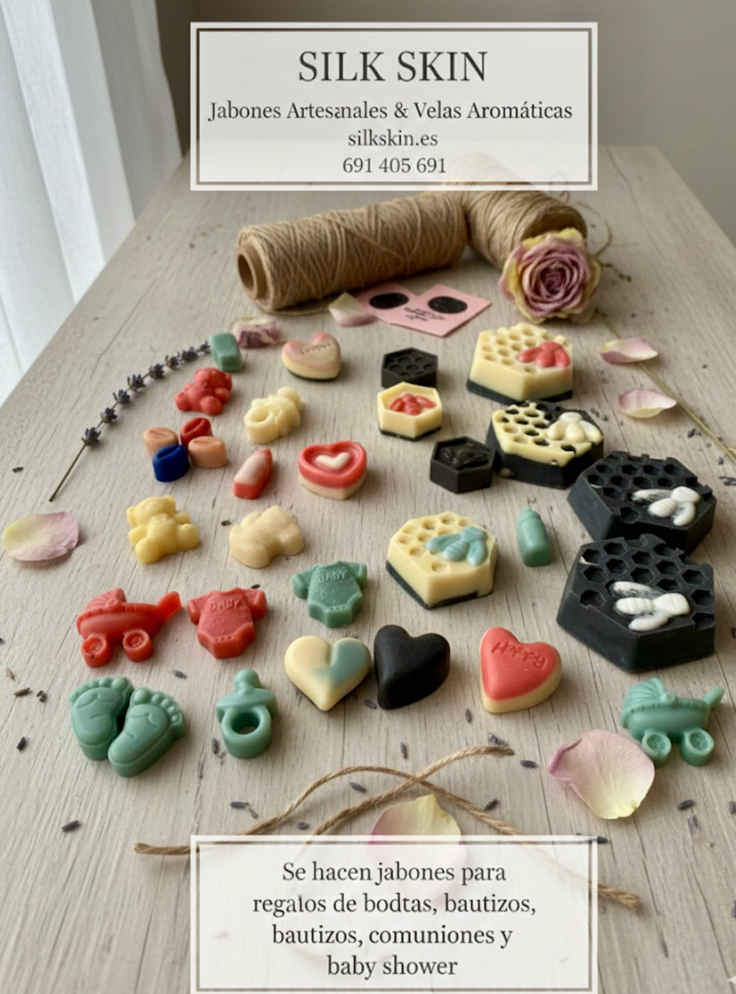 BLACK FRIDAY 2025
Promoción leva tres y recibe una mini de regalo 🎁
en todos los articulos
JABONES & VELAS
INFÓRMATE !!!