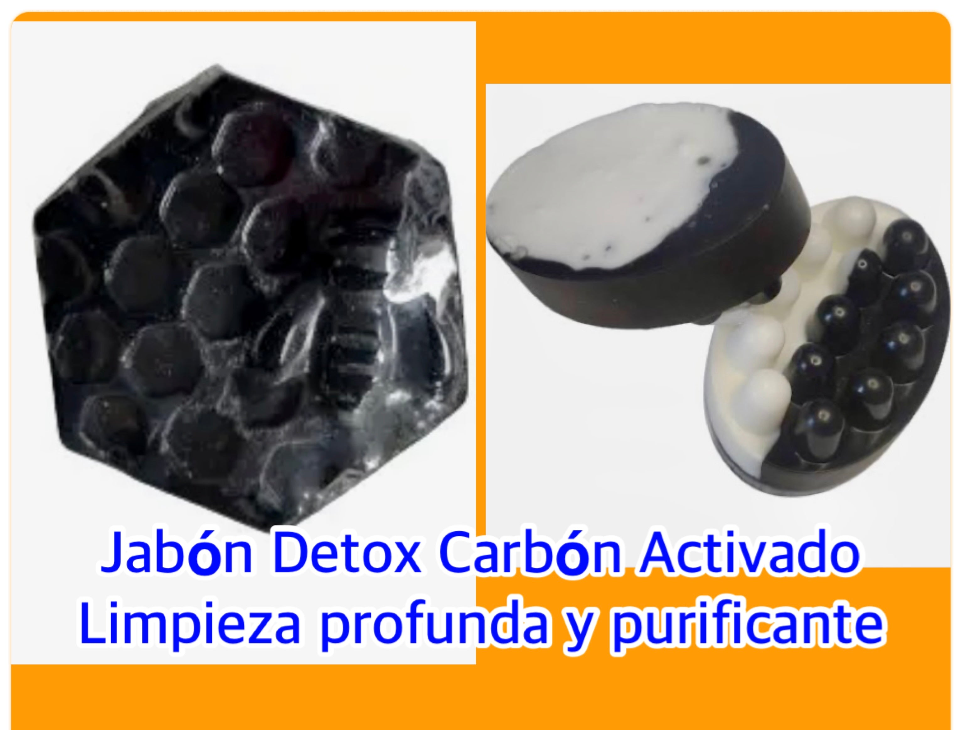 Jabón Artesanal con Carbón  Activado