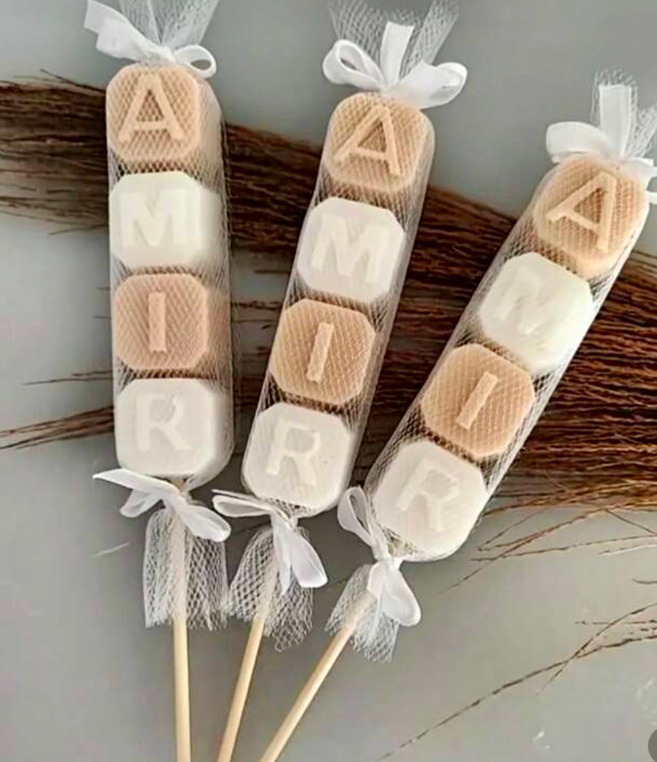 Jabones para regalar como recuerdo en comuniones, bodas, bautizos...