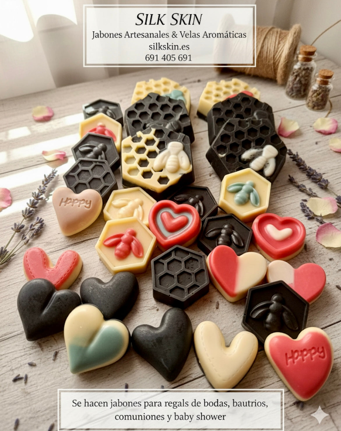 BLACK FRIDAY 2025
Promoción leva tres y recibe una mini de regalo 🎁
en todos los articulos
JABONES & VELAS
INFÓRMATE !!!