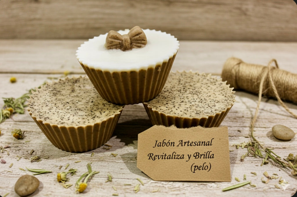 Jabon Artesanal  Revitaliza y Brilla( pelo)