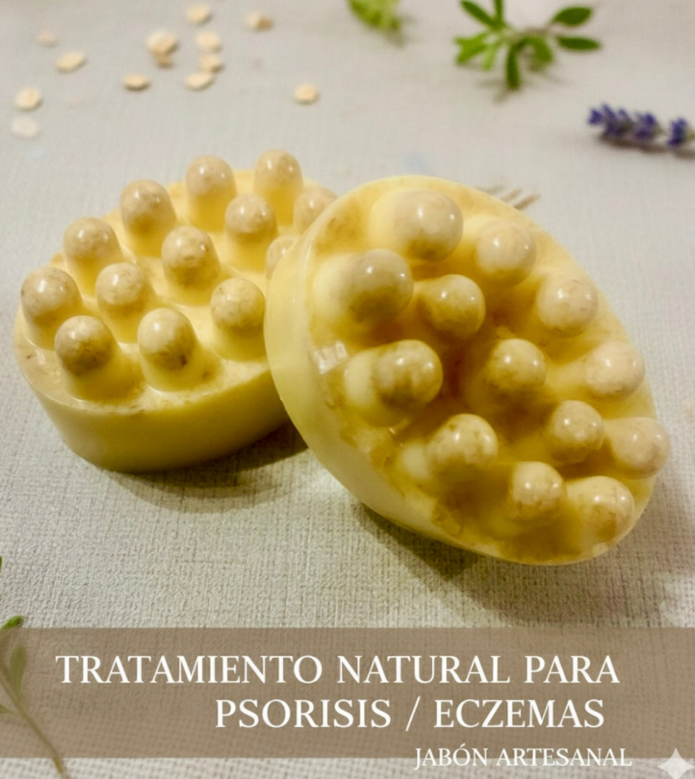 Jabón Artesanal ALIVIAR/ TRATAR PSORIASIS (Eczemas)