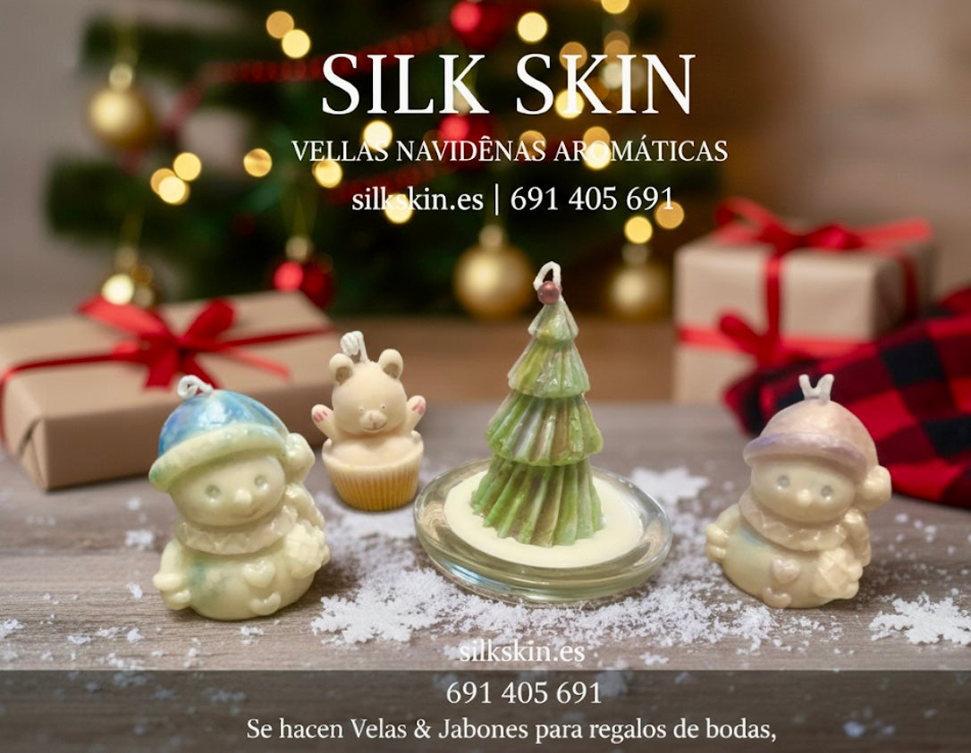 VELAS NAVIDEÑAS 2/3 plantas & Mini formas diferentes AROMÁTICAS :convierte cualquier rincón en tu HOGAR favorito…