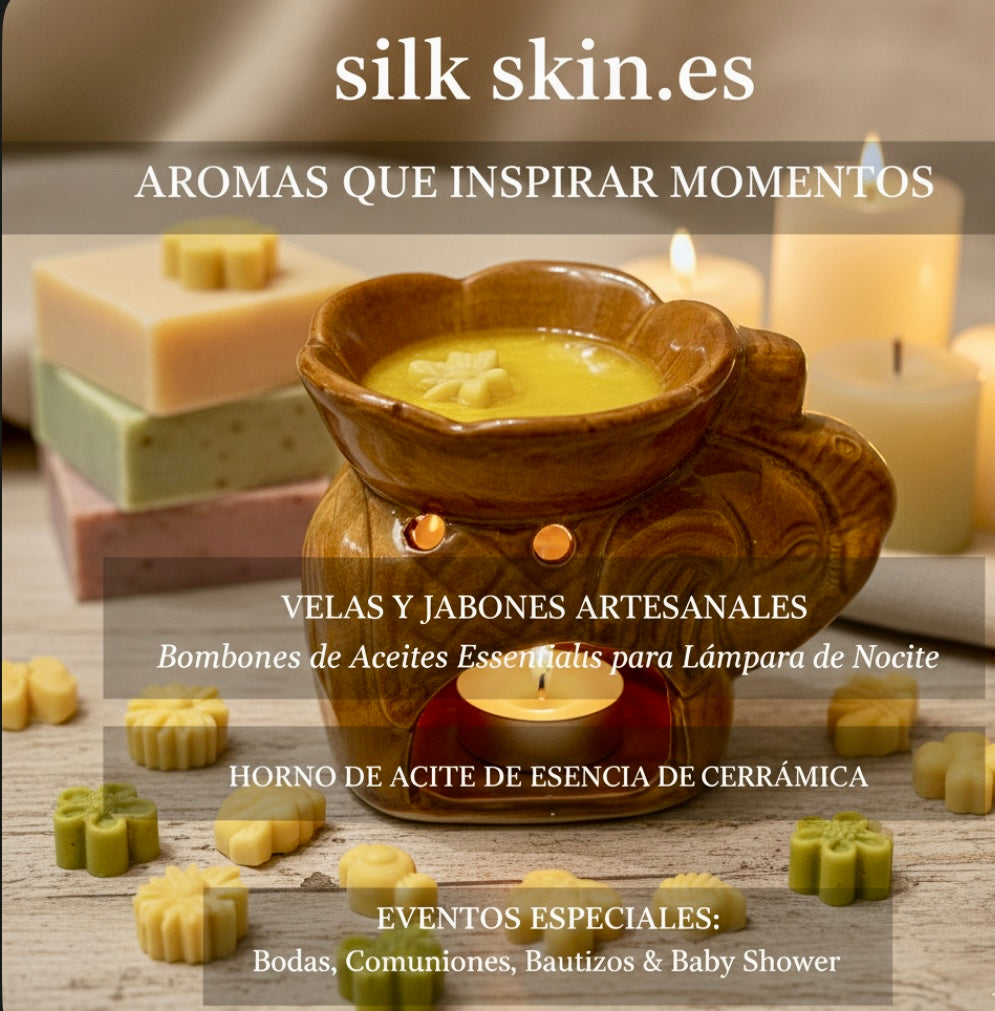 Horno de Aceite de Esencia de Cerámica Elefante + Una Bombona de regalo ,,,trae la surte  y buen futuro 🍀