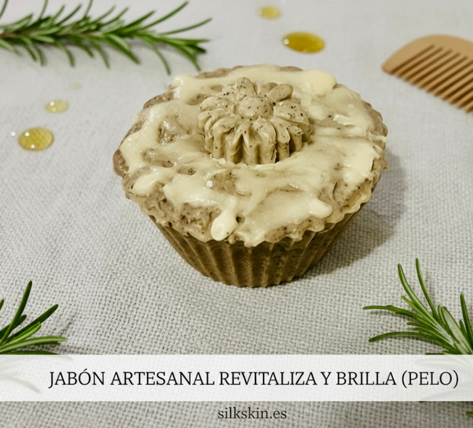 Jabon Artesanal  Revitaliza y Brilla( pelo)