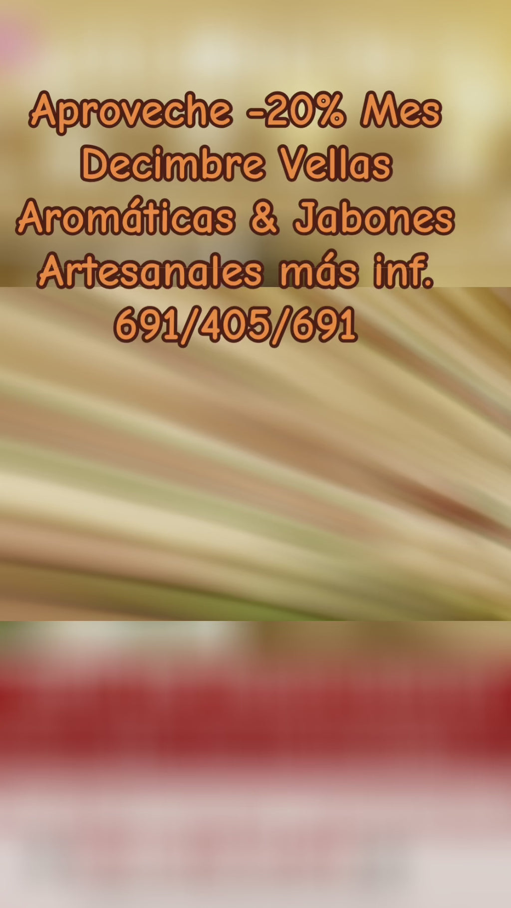 VELAS NAVIDEÑAS 2/3 plantas & Mini formas diferentes AROMÁTICAS :convierte cualquier rincón en tu HOGAR favorito…