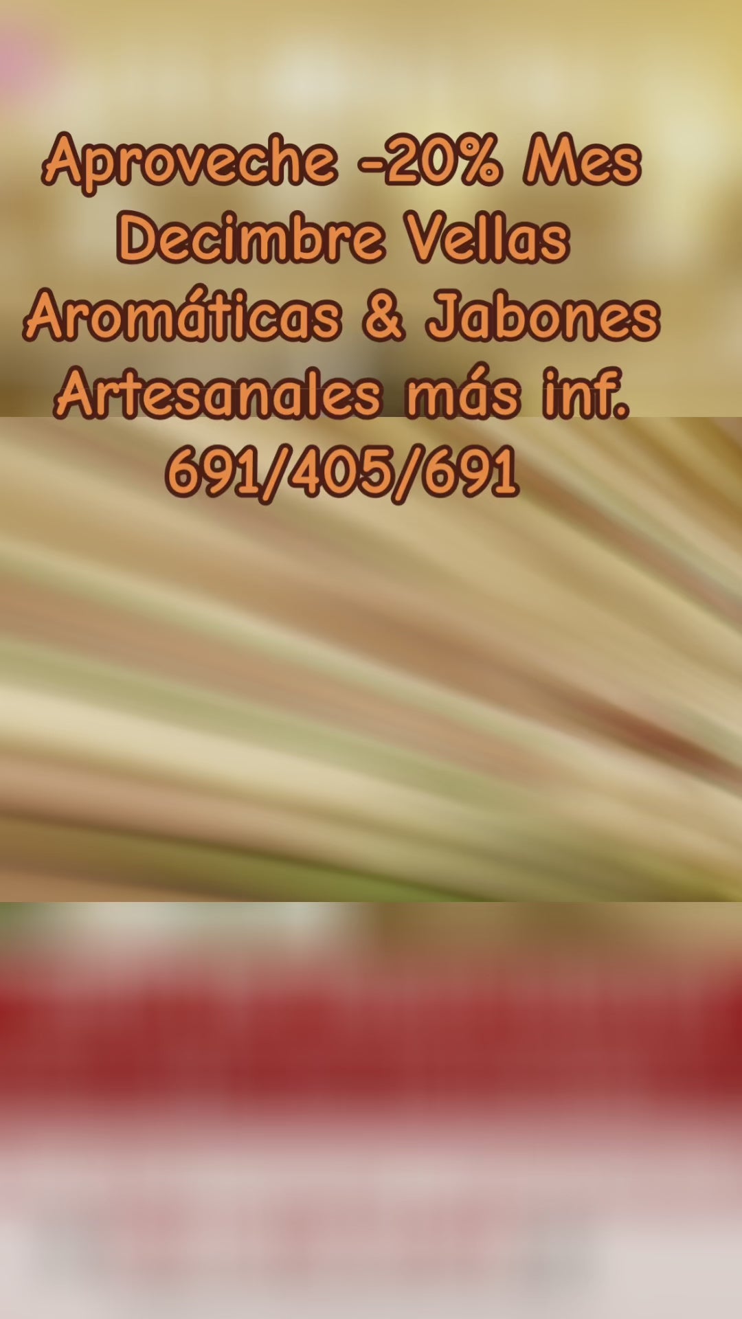 VELAS NAVIDEÑAS 2/3 plantas & Mini formas diferentes AROMÁTICAS :convierte cualquier rincón en tu HOGAR favorito…